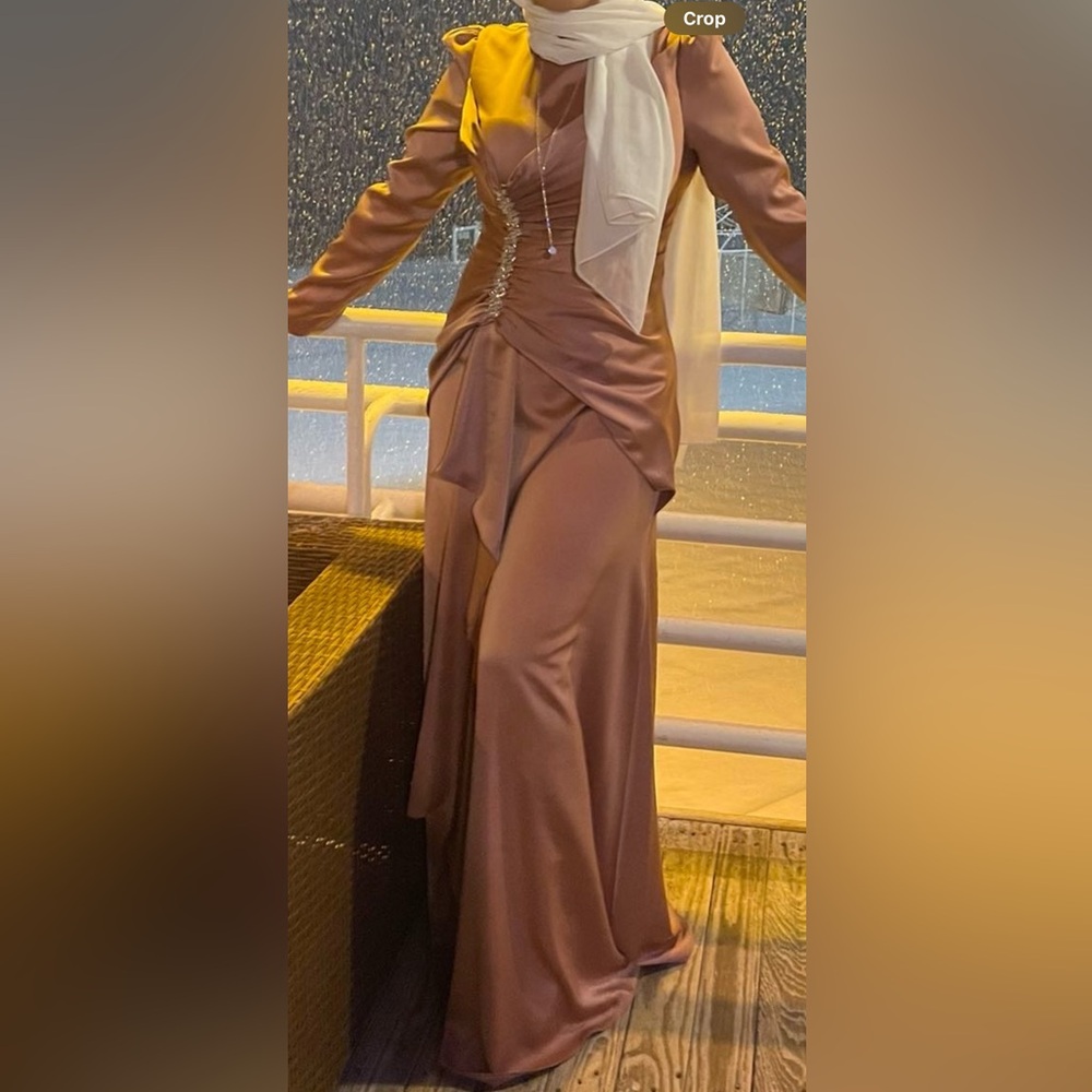 Pink maxi long dress